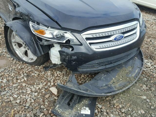 1FAHP2EW0BG174089 - 2011 FORD TAURUS SEL BLACK photo 9