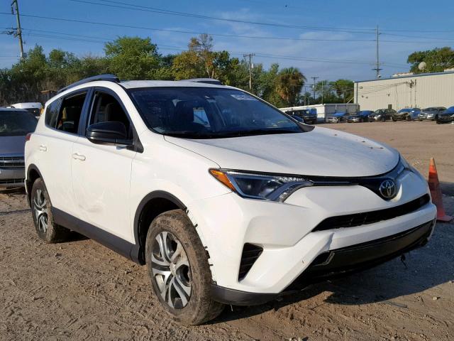 JTMZFREV4JJ732593 - 2018 TOYOTA RAV4 LE WHITE photo 1