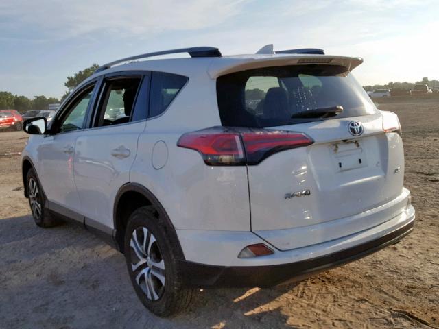 JTMZFREV4JJ732593 - 2018 TOYOTA RAV4 LE WHITE photo 3