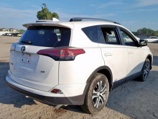 JTMZFREV4JJ732593 - 2018 TOYOTA RAV4 LE WHITE photo 4