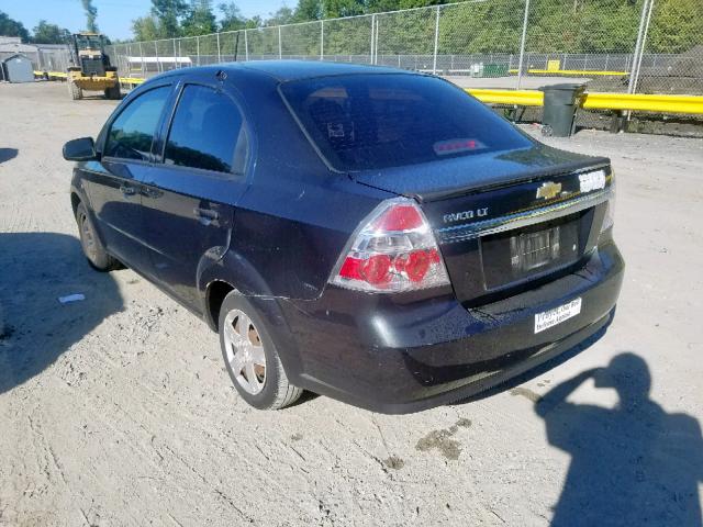 KL1TD56E59B658455 - 2009 CHEVROLET AVEO LS BEIGE photo 3