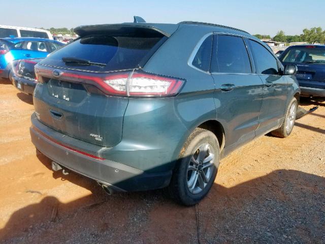 2FMPK4J88GBC06594 - 2016 FORD EDGE SEL BLUE photo 4