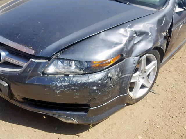 19UUA66206A066014 - 2006 ACURA 3.2TL GRAY photo 9