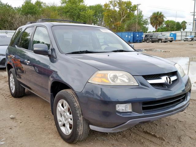 2HNYD18696H519164 - 2006 ACURA MDX TOURIN BLUE photo 1