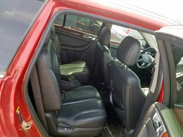 2C8GF68444R293760 - 2004 CHRYSLER PACIFICA RED photo 6