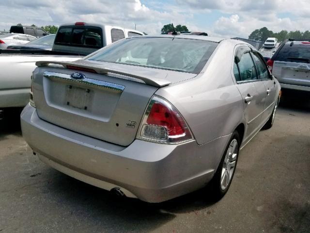 3FAHP02117R148226 - 2007 FORD FUSION SEL SILVER photo 4