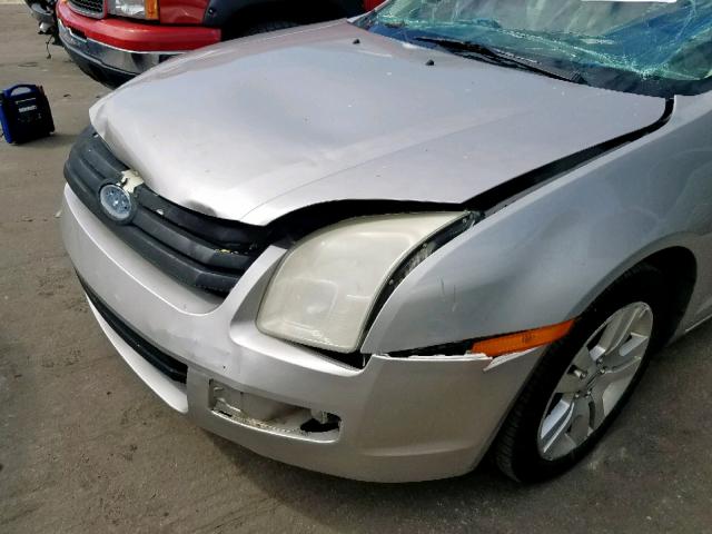 3FAHP02117R148226 - 2007 FORD FUSION SEL SILVER photo 9