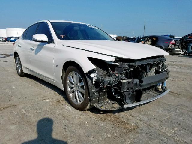 JN1BV7AP0FM356841 - 2015 INFINITI Q50 BASE WHITE photo 1