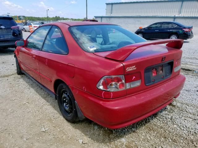 1HGEJ8248YL056264 - 2000 HONDA CIVIC EX RED photo 3