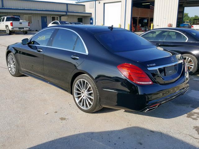 WDDUG8CB8GA254896 - 2016 MERCEDES-BENZ S 550 BLACK photo 3