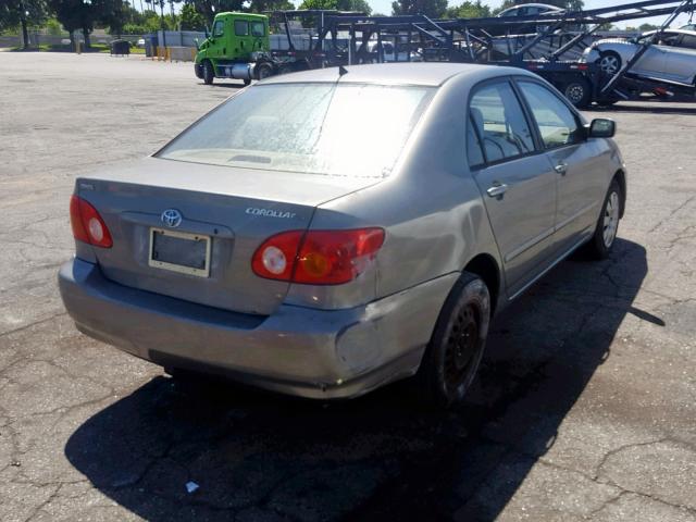 1NXBR32E94Z296378 - 2004 TOYOTA COROLLA CE SILVER photo 4