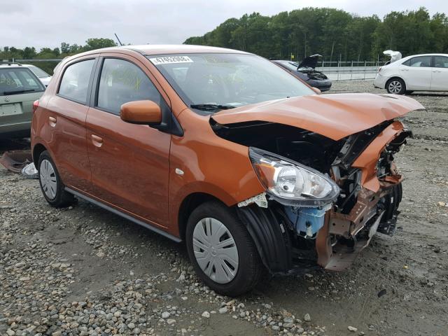 ML32A3HJ1JH002494 - 2018 MITSUBISHI MIRAGE ES ORANGE photo 1