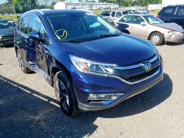 5J6RM4H95GL027011 - 2016 HONDA CR-V TOURI BLUE photo 1