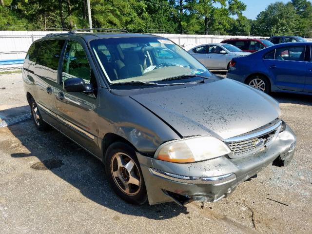 2FMZA52422BA07451 - 2002 FORD WINDSTAR S GREEN photo 1