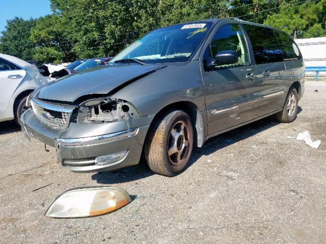 2FMZA52422BA07451 - 2002 FORD WINDSTAR S GREEN photo 2