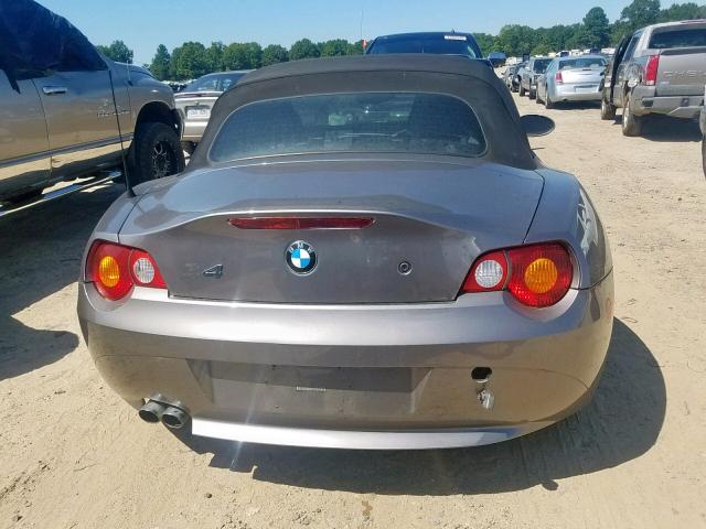 4USBT33544LS50834 - 2004 BMW Z4 2.5 GRAY photo 6