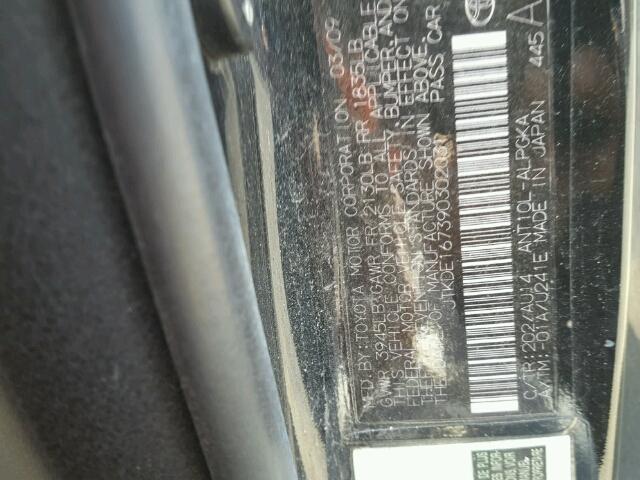 JTKDE167390302031 - 2009 TOYOTA SCION TC Mavi foto 10