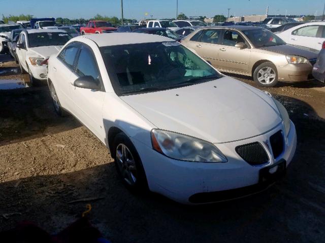 1G2ZF58B474176338 - 2007 PONTIAC G6 VALUE L WHITE photo 1