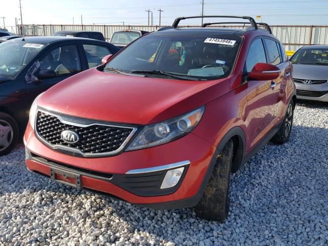 KNDPC3A68D7388926 - 2013 KIA SPORTAGE S RED photo 2