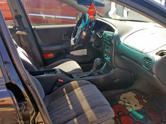 1G2WP52K12F140368 - 2002 PONTIAC GRAND PRIX BLACK photo 5