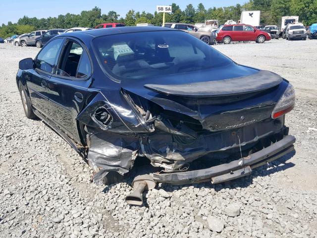 1G2WP52K12F140368 - 2002 PONTIAC GRAND PRIX BLACK photo 9