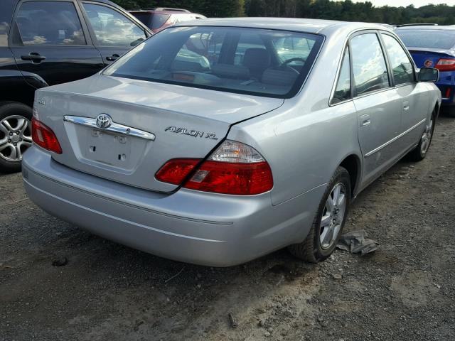 4T1BF28B03U294310 - 2003 TOYOTA AVALON XL SILVER photo 4