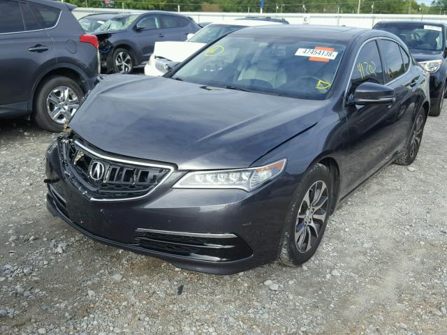 19UUB1F38FA010928 - 2015 ACURA TLX BLACK photo 2