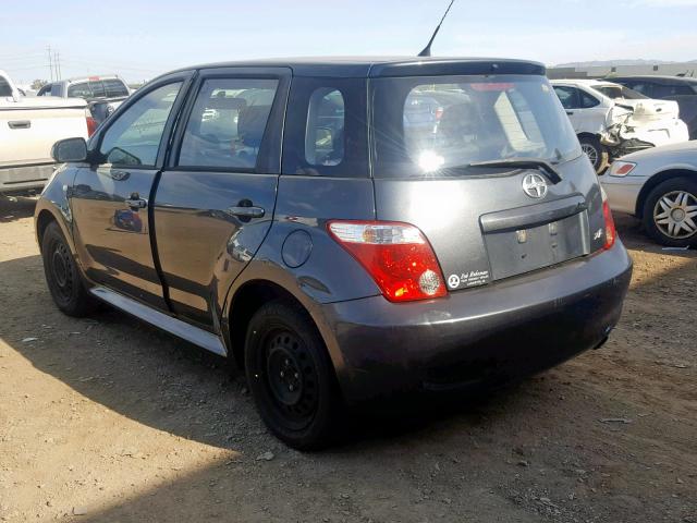 JTKKT624360156229 - 2006 TOYOTA SCION XA GRAY photo 3