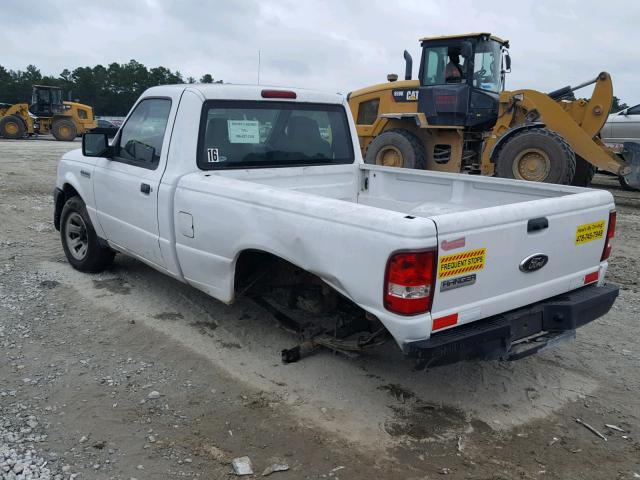 1FTYR10D68PB14086 - 2008 FORD RANGER WHITE photo 3