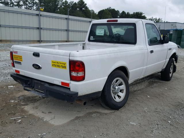 1FTYR10D68PB14086 - 2008 FORD RANGER WHITE photo 4