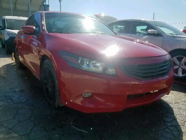 1HGCS22869A001796 - 2009 HONDA ACCORD EXL RED photo 1