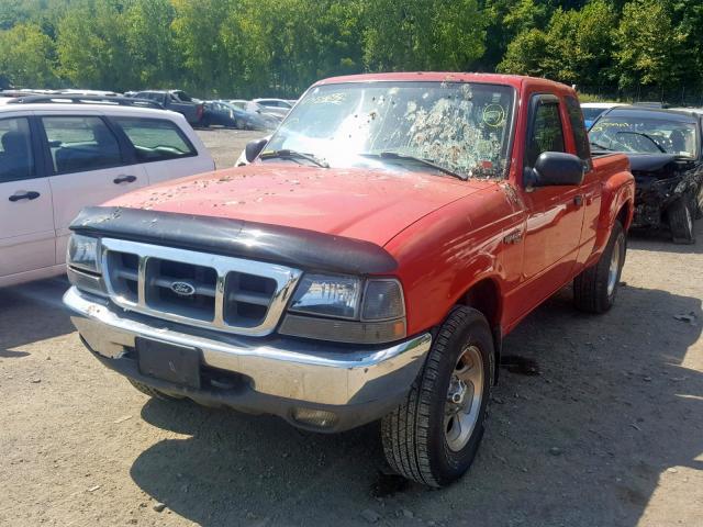 1FTZR15V7YPC15840 - 2000 FORD RANGER SUP RED photo 2