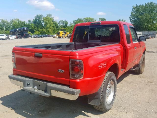 1FTZR15V7YPC15840 - 2000 FORD RANGER SUP RED photo 4