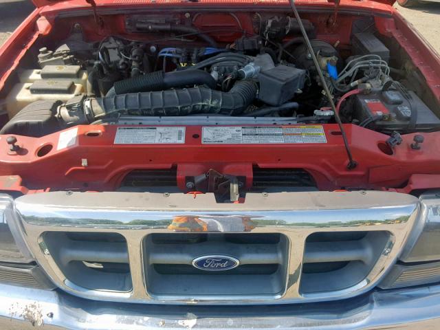 1FTZR15V7YPC15840 - 2000 FORD RANGER SUP RED photo 7