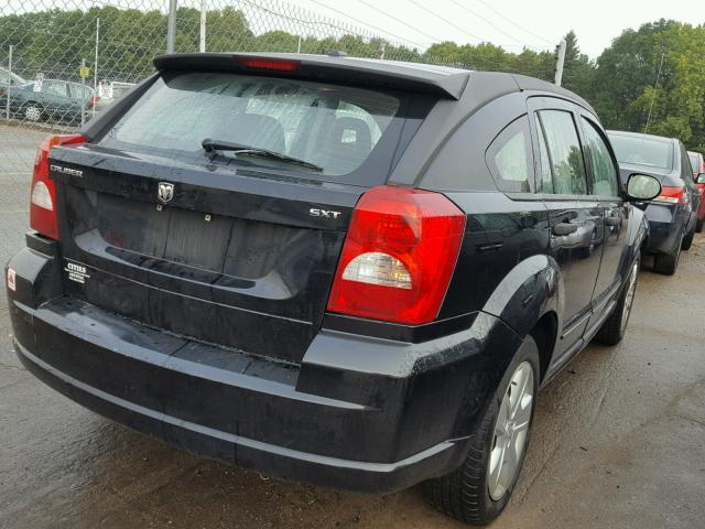 1B3HB48B57D147638 - 2007 DODGE CALIBER SX BLACK photo 4