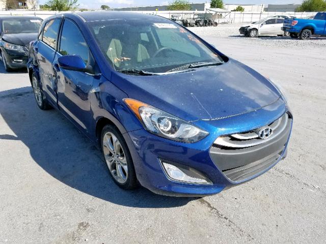 KMHD35LEXDU083878 - 2013 HYUNDAI ELANTRA GT BLUE photo 1