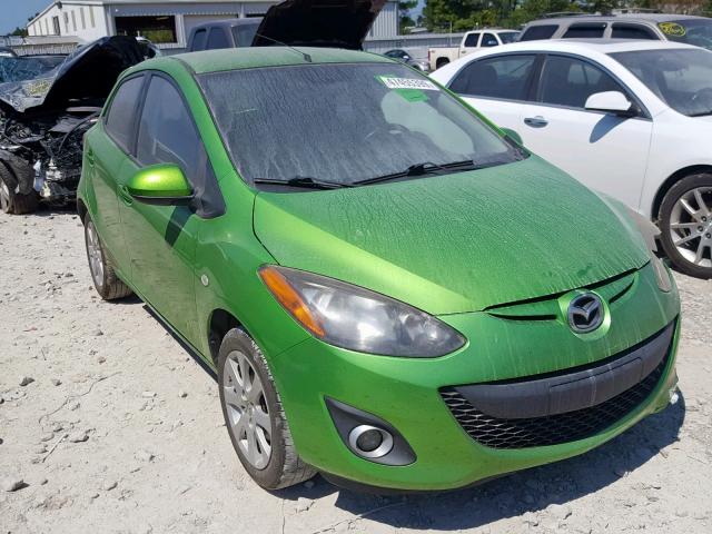 JM1DE1HY4B0126156 - 2011 MAZDA MAZDA2 GREEN photo 1