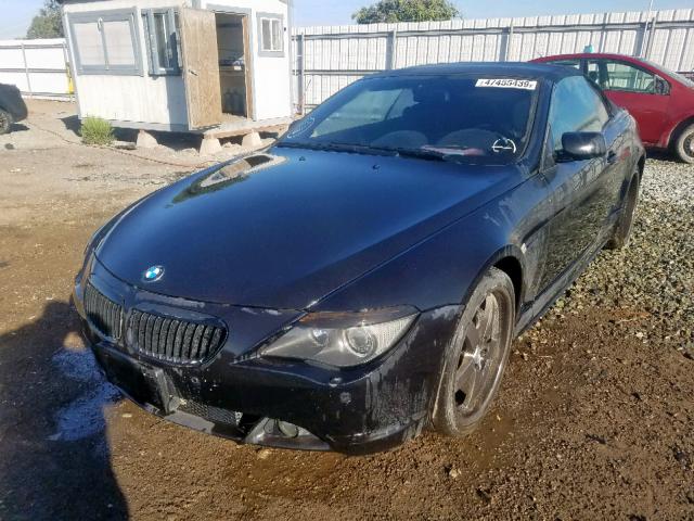 WBAEK13557CN82308 - 2007 BMW 650 I BLACK photo 2