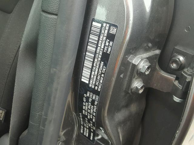 ZACCJAAT1GPD04404 - 2016 JEEP RENEGADE S 灰色 照片 10