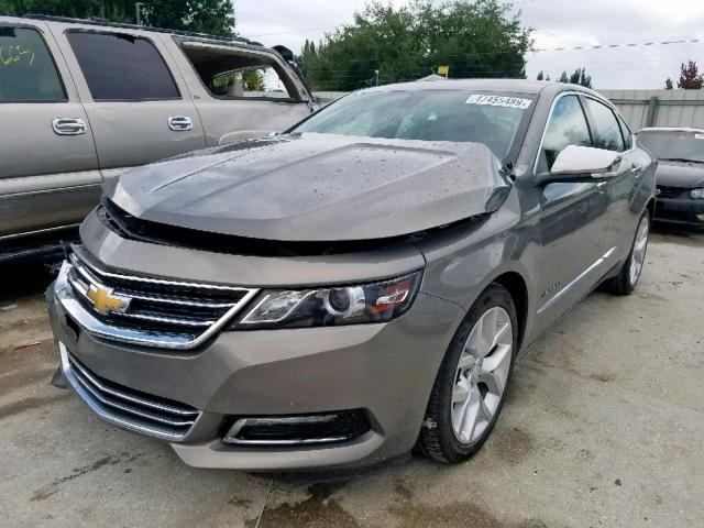 2G1125S34J9109354 - 2018 CHEVROLET IMPALA PRE GRAY photo 2