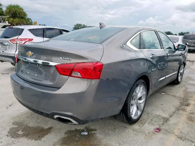 2G1125S34J9109354 - 2018 CHEVROLET IMPALA PRE GRAY photo 4