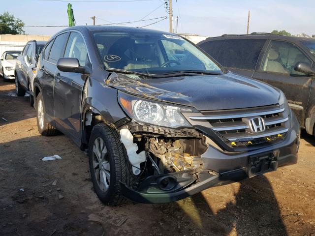 2HKRM4H51EH714748 - 2014 HONDA CR-V EX GRAY photo 1