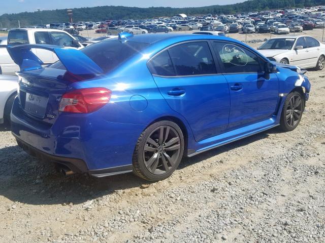 JF1VA1J61G8800271 - 2016 SUBARU WRX LIMITE BLUE photo 4