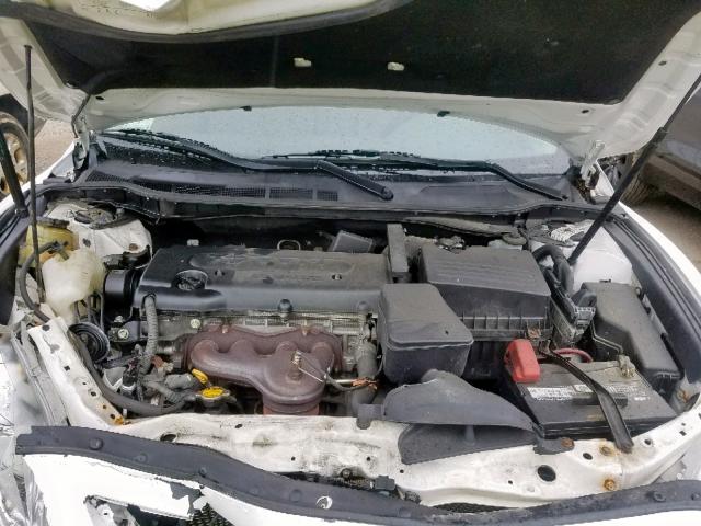 4T4BE46K59R132401 - 2009 TOYOTA CAMRY BASE WHITE photo 7