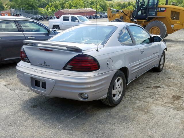 1G2NE12E3XM821333 - 1999 PONTIAC GRAND AM S SILVER photo 4