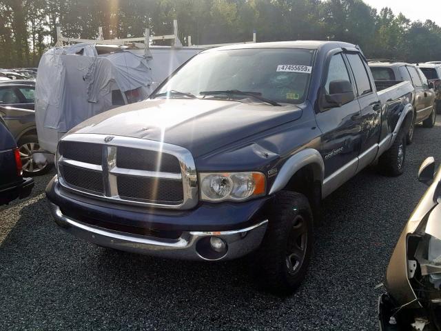 1D7KU28D24J189255 - 2004 DODGE RAM 2500 S Կապույտ լուսանկար 2