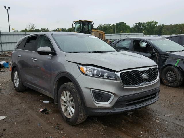 5XYPG4A35JG424571 - 2018 KIA SORENTO LX GRAY photo 1