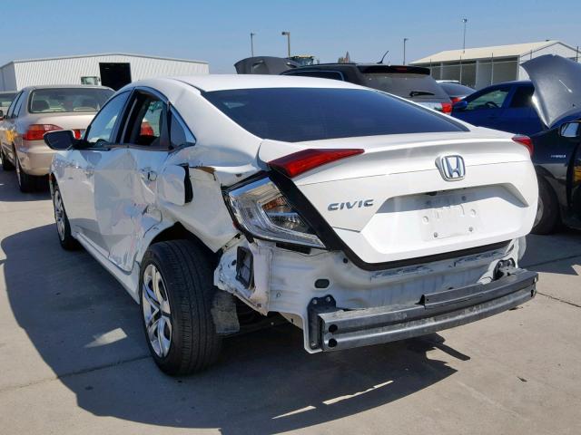 19XFC2F51GE230924 - 2016 HONDA CIVIC LX WHITE photo 3