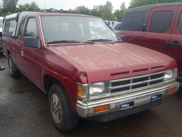 1N6HD16S6LC366681 - 1990 NISSAN D21 KING C MAROON photo 1