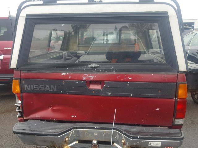 1N6HD16S6LC366681 - 1990 NISSAN D21 KING C MAROON photo 9